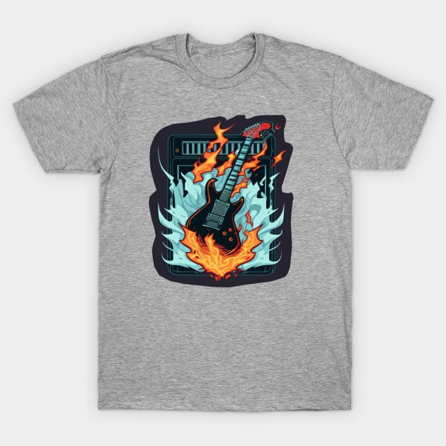 Flaming Licks T-Shirt by slothware